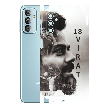 Samsung M/F/Note/Flip and C Phone Skins (All Models) - Virat Kohli Cricketer - Matte Finish (M-163) Samsung Galaxy F23