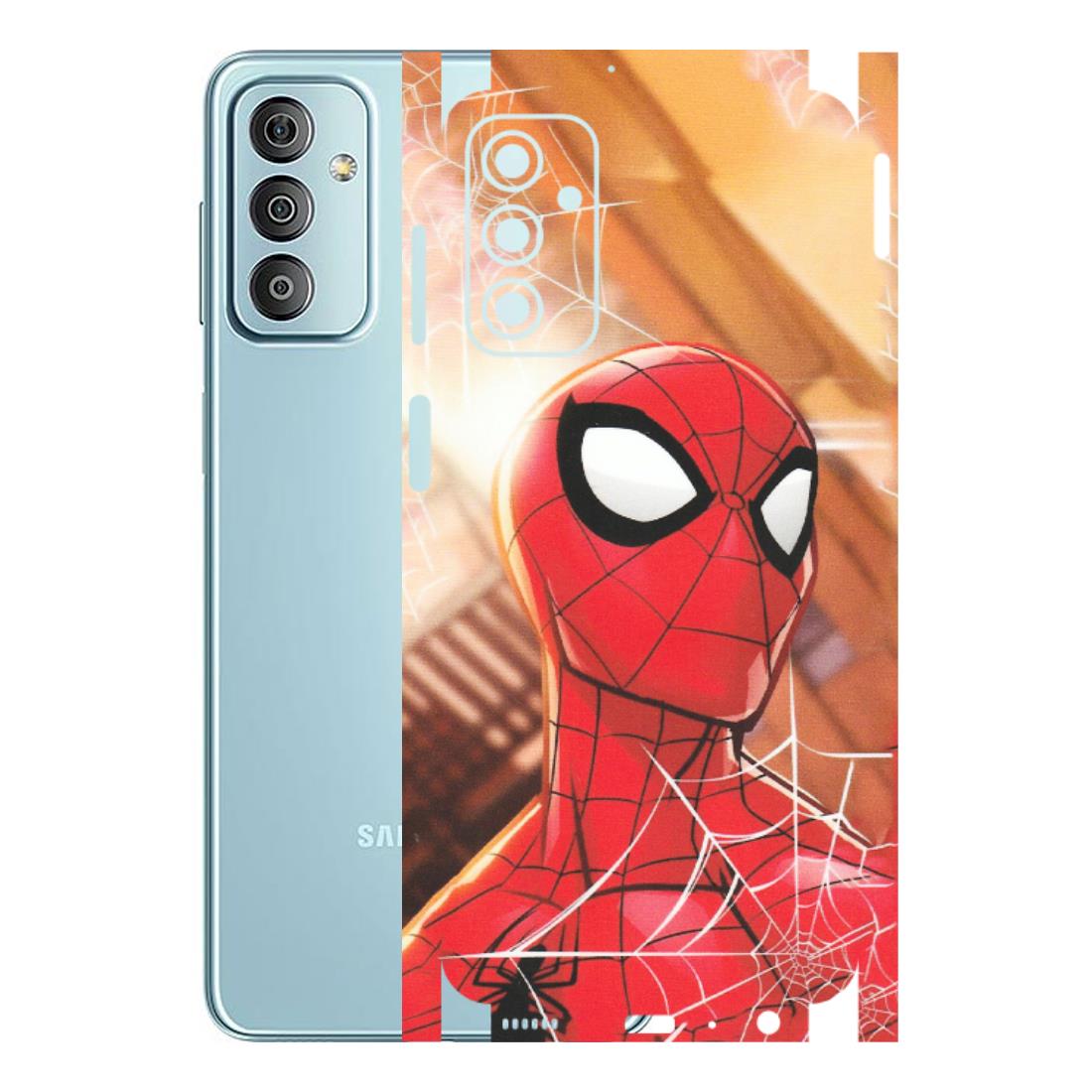 Samsung M/F/Note/Flip and C Phone Skins (All Models) - Spiderman Face New - Matte Finish (M-41) Samsung Galaxy F23