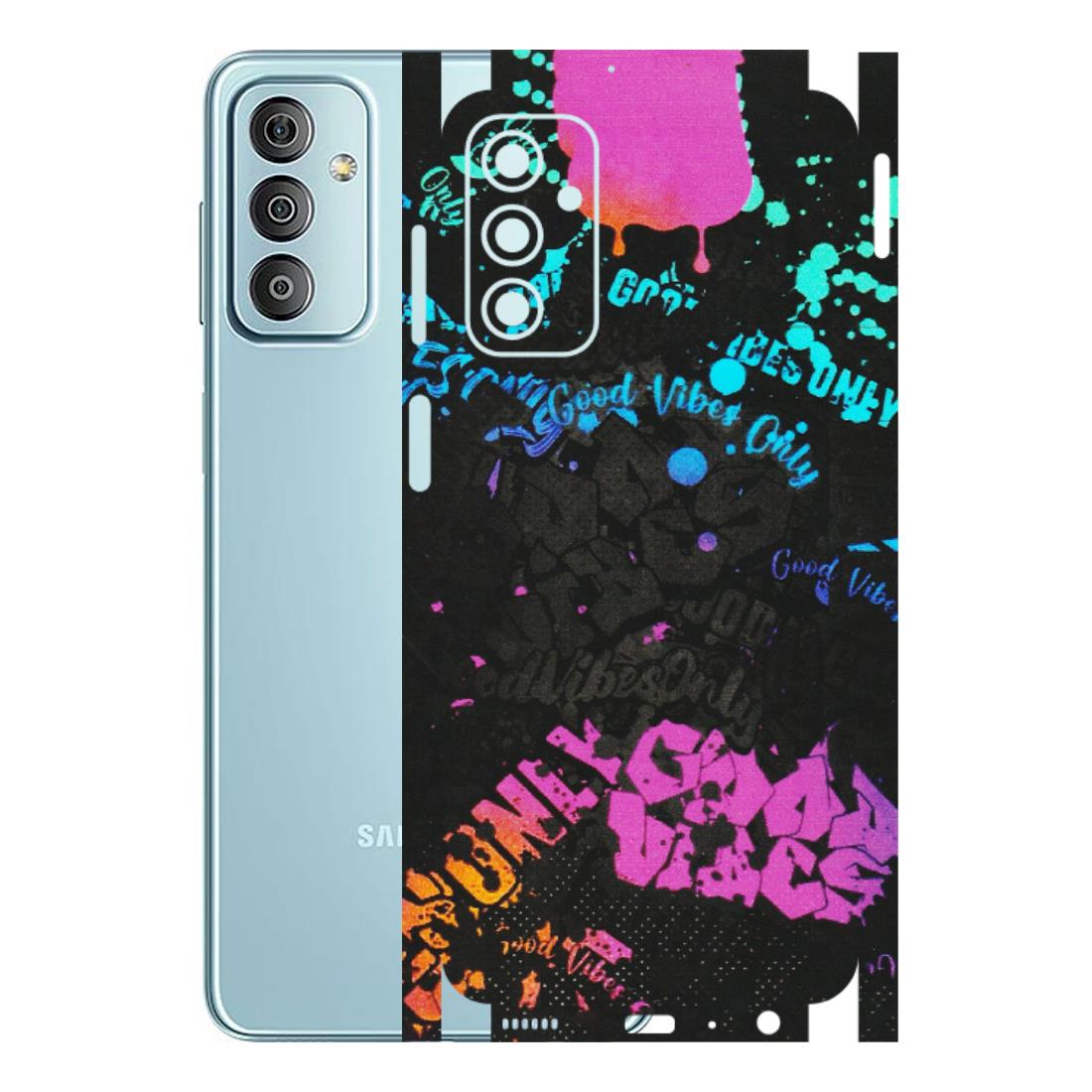 Samsung M/F/Note/Flip and C Phone Skins (All Models) - Majestic Black Vibes - Matte Finish (M-62) Samsung Galaxy F23
