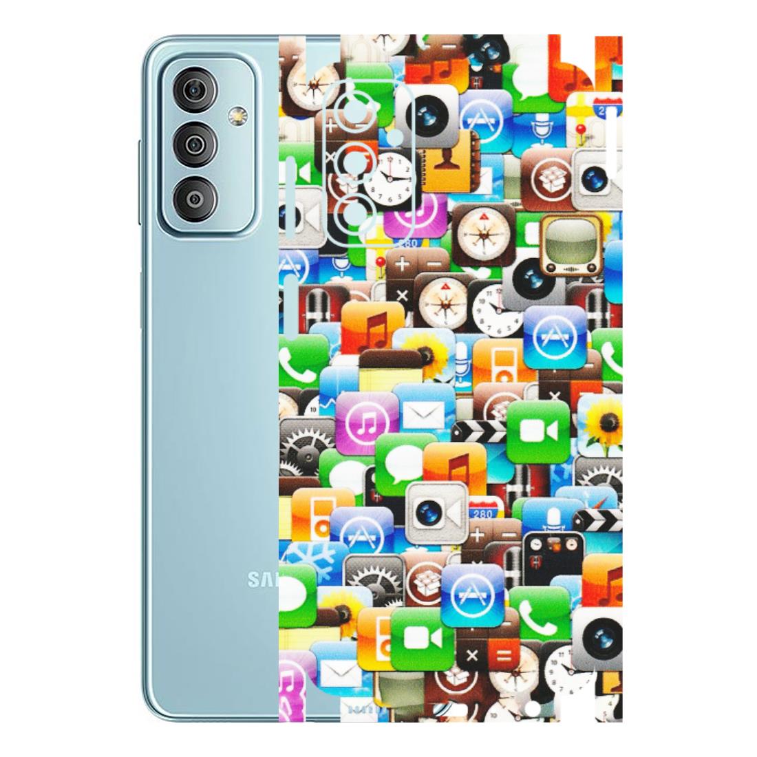 Samsung M/F/Note/Flip and C Phone Skins (All Models) - All Apple Icons - Matte Finish (M-93) Samsung Galaxy F23