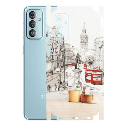 Samsung M/F/Note/Flip and C Phone Skins (All Models) - London Street - Transparent Finish (T-02) Samsung Galaxy F23
