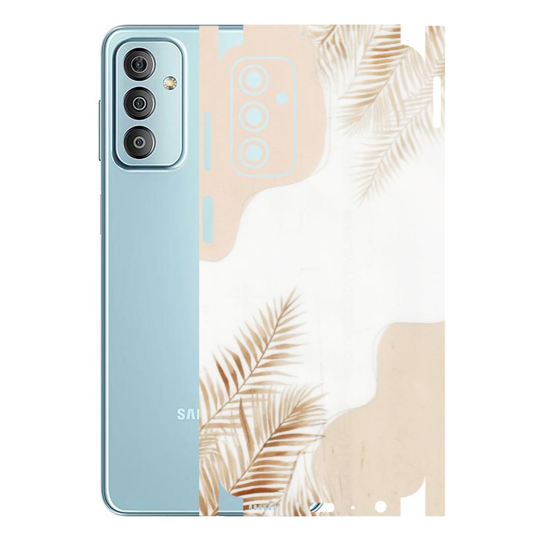 Samsung M/F/Note/Flip and C Phone Skins (All Models) - Gold Petals Abstract - Transparent Finish (T-08) Samsung Galaxy F23