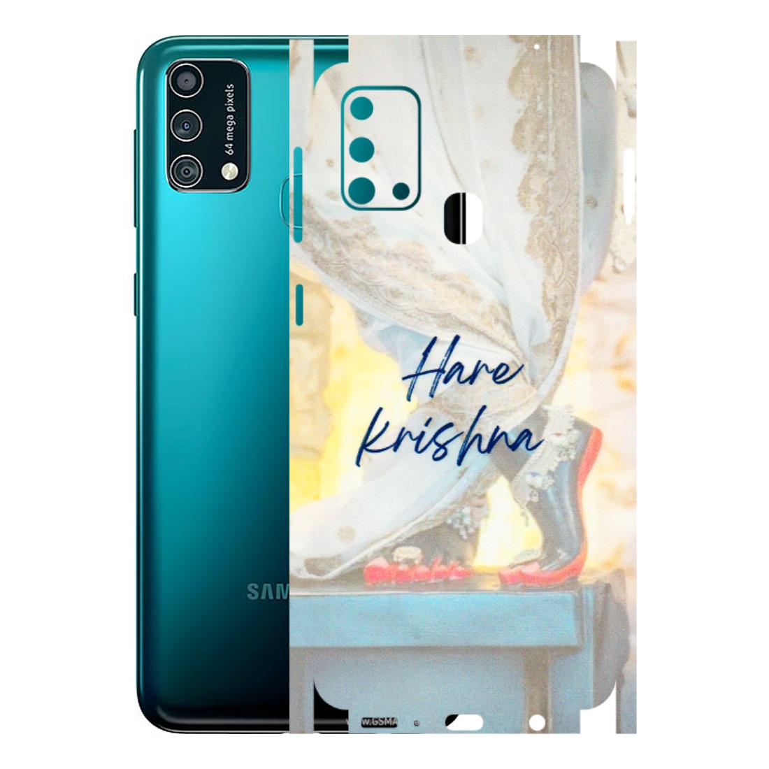 Samsung M/F/Note/Flip and C Phone Skins (All Models) - Hare Krishna - 3D Embossed Finish (L-03) Samsung Galaxy F41