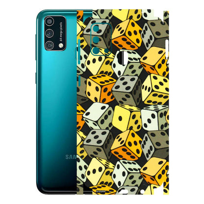Samsung M/F/Note/Flip and C Phone Skins (All Models) - Dices Of Life - 3D Embossed Finish (L-04) Samsung Galaxy F41