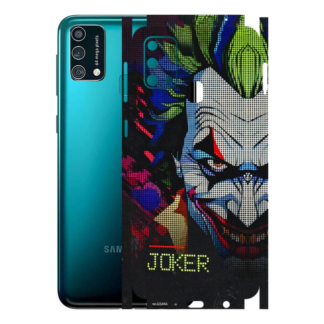 Samsung M/F/Note/Flip and C Phone Skins (All Models) - Joker Dot Matrix - 3D Embossed Finish (L-08) Samsung Galaxy F41