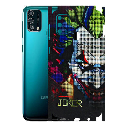 Samsung M/F/Note/Flip and C Phone Skins (All Models) - Joker Dot Matrix - 3D Embossed Finish (L-08) Samsung Galaxy F41
