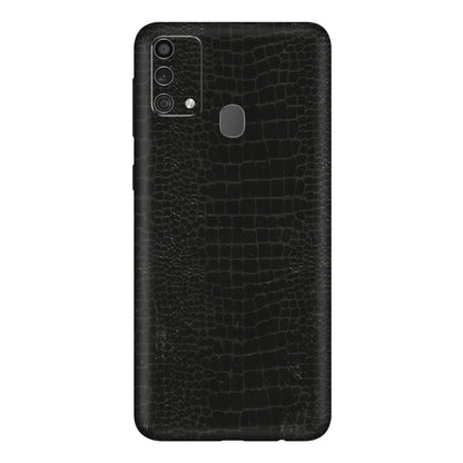 Samsung M/F/Note/Flip and C Phone Skins (All Models) - Snake Leather Black - 3D Embossed Finish (L-107) Samsung Galaxy F41