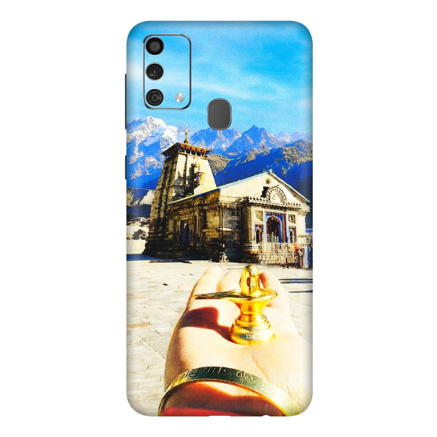 Samsung M/F/Note/Flip and C Phone Skins (All Models) - Beauty of Kedarnath - 3D Embossed Finish (L-108) Samsung Galaxy F41