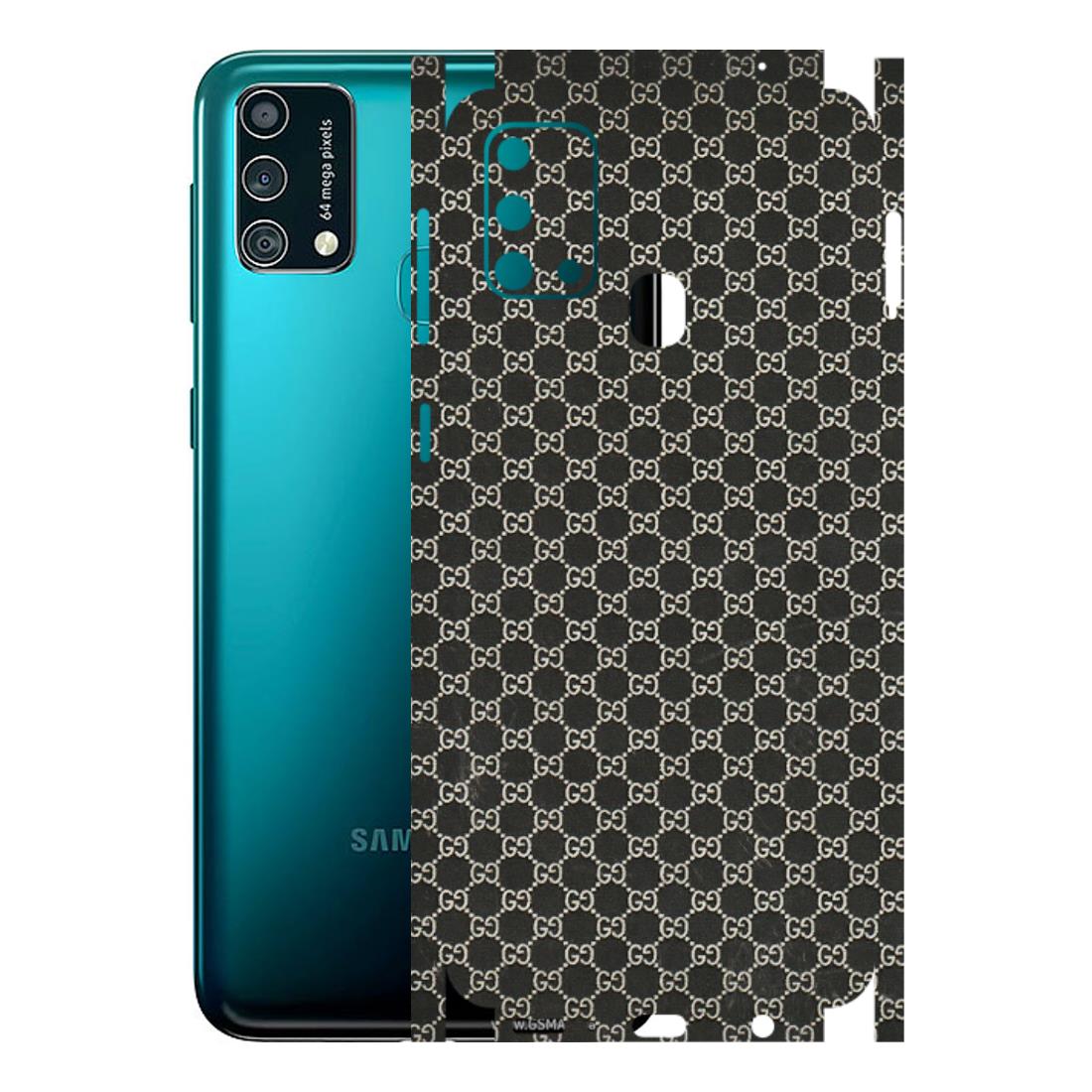 Samsung M/F/Note/Flip and C Phone Skins (All Models) - Black G Print - 3D Embossed Finish (L-109) Samsung Galaxy F41