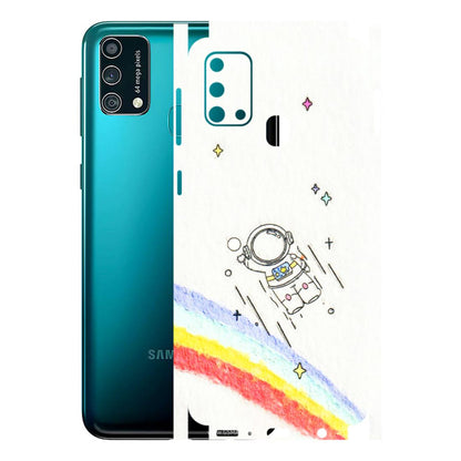 Samsung M/F/Note/Flip and C Phone Skins (All Models) - Milkyway Astronaut - 3D Embossed Finish (L-110) Samsung Galaxy F41