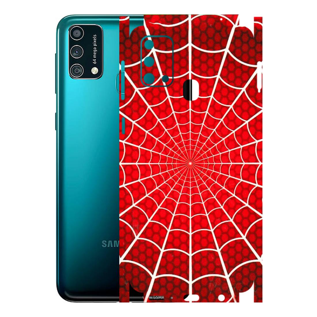 Samsung M/F/Note/Flip and C Phone Skins (All Models) - Classic Spidey Web - 3D Embossed Finish (L-115) Samsung Galaxy F41