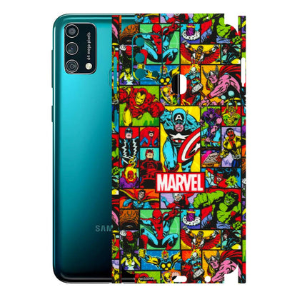 Samsung M/F/Note/Flip and C Phone Skins (All Models) - MARVELOUS Comic Characters - 3D Embossed Finish (L-129) Samsung Galaxy F41