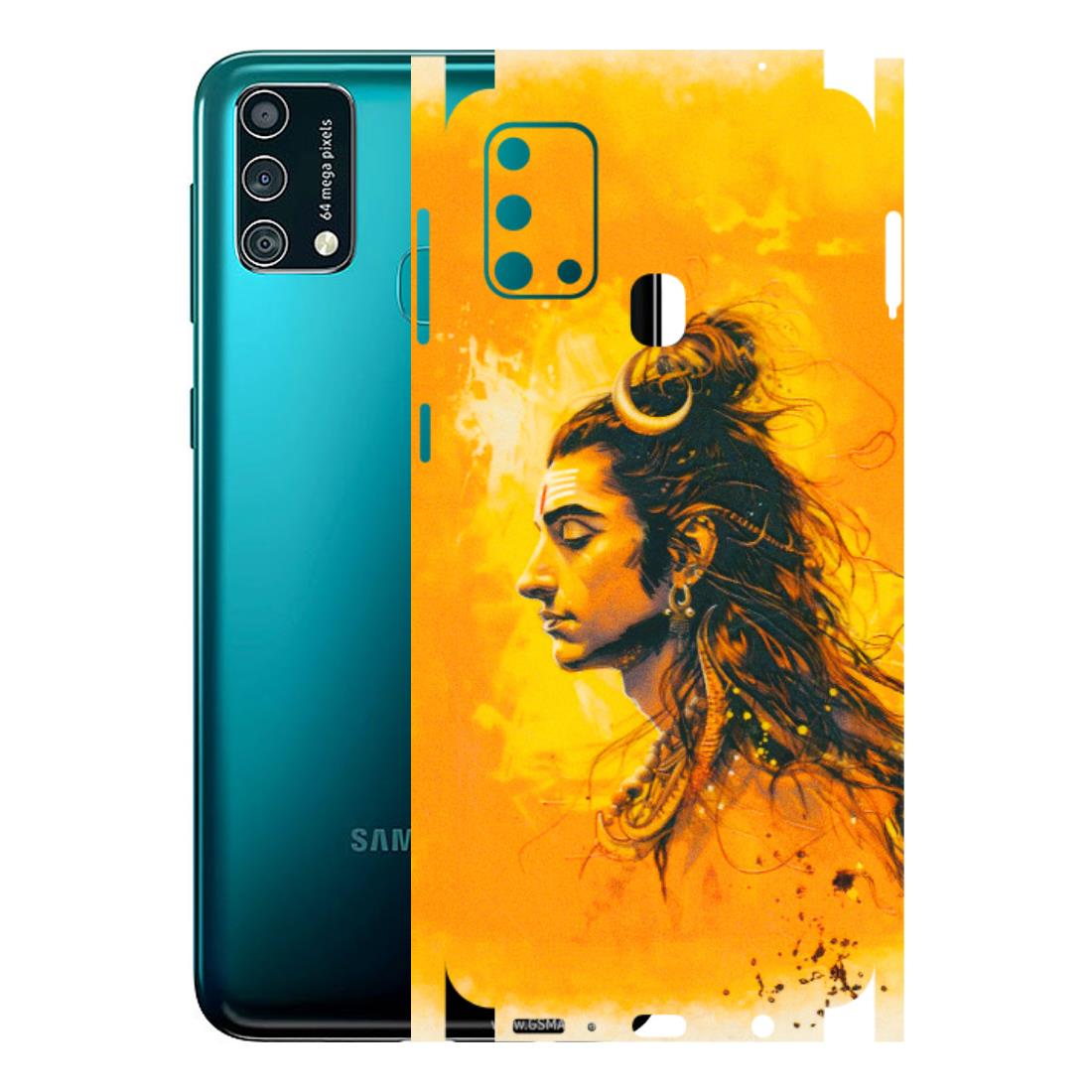 Samsung M/F/Note/Flip and C Phone Skins (All Models) - Shiv Shakti - 3D Embossed Finish (L-14) Samsung Galaxy F41