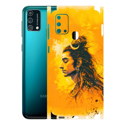 Samsung M/F/Note/Flip and C Phone Skins (All Models) - Shiv Shakti - 3D Embossed Finish (L-14) Samsung Galaxy F41
