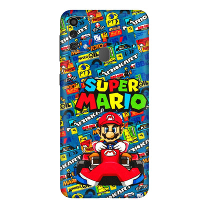 Samsung M/F/Note/Flip and C Phone Skins (All Models) - Super Mario Kart - 3D Embossed Finish (L-140) Samsung Galaxy F41