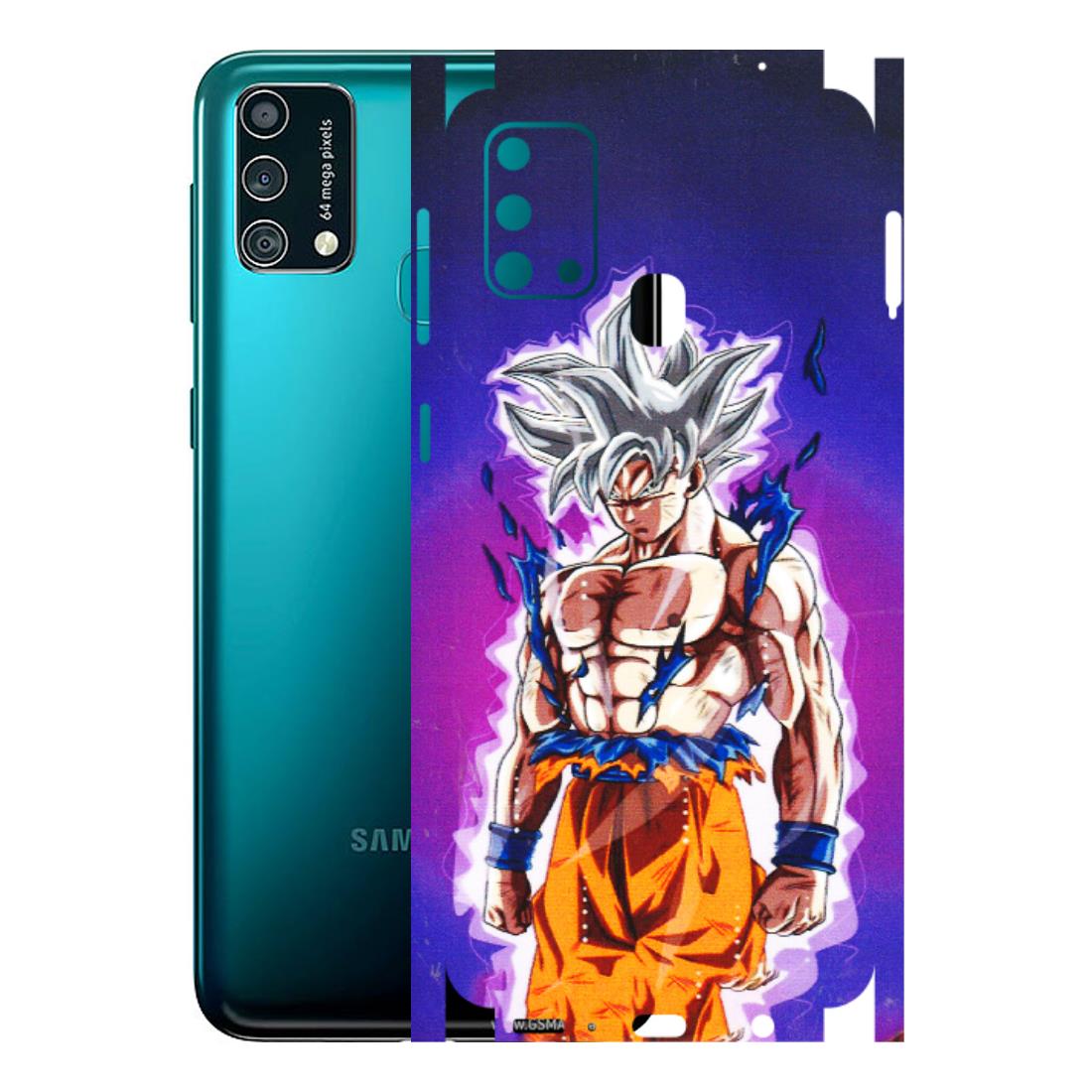 Samsung M/F/Note/Flip and C Phone Skins (All Models) - Goku Purple Anime - 3D Embossed Finish (L-147) Samsung Galaxy F41