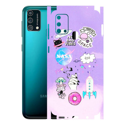 Samsung M/F/Note/Flip and C Phone Skins (All Models) - I Need My Nasa Skin - 3D Embossed Finish (L-149) Samsung Galaxy F41