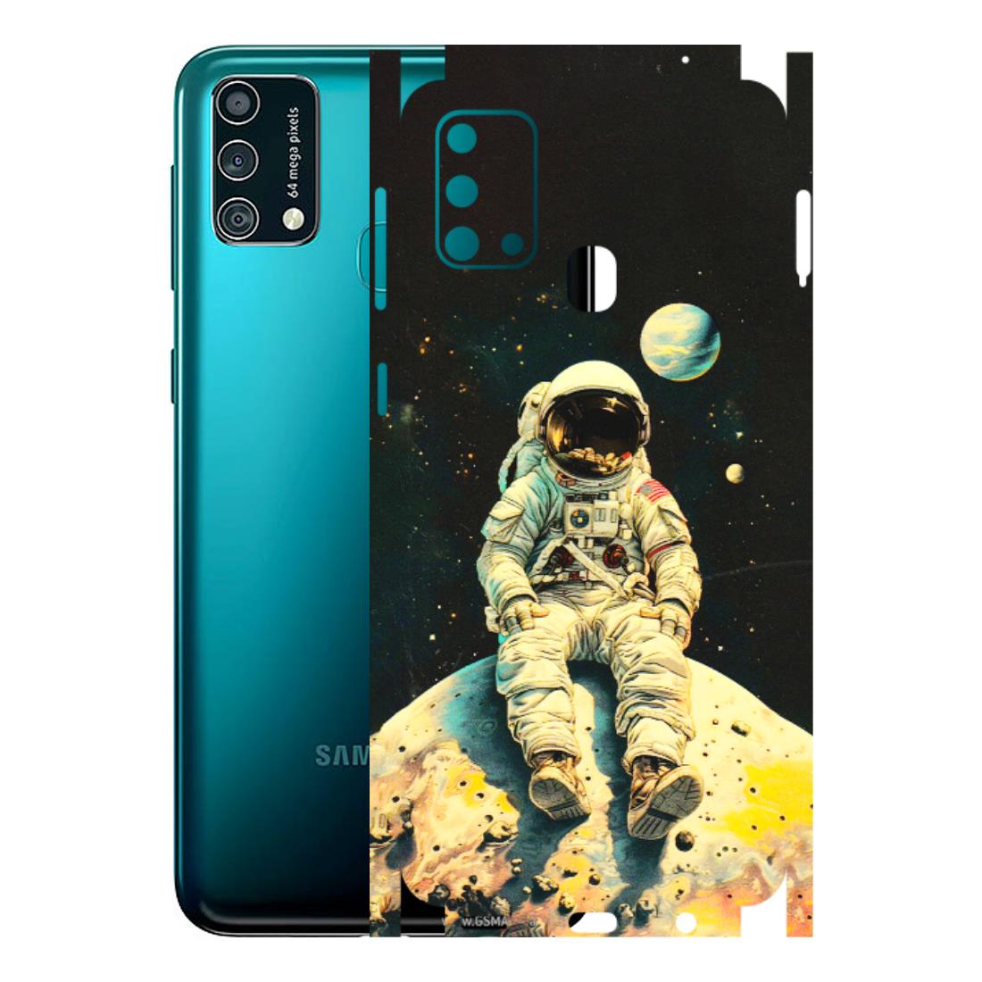 Samsung M/F/Note/Flip and C Phone Skins (All Models) - Astronaut in Space - 3D Embossed Finish (L-16) Samsung Galaxy F41