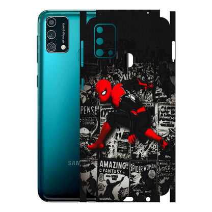 Samsung M/F/Note/Flip and C Phone Skins (All Models) - SpiderMan New - 3D Embossed Finish (L-162) Samsung Galaxy F41