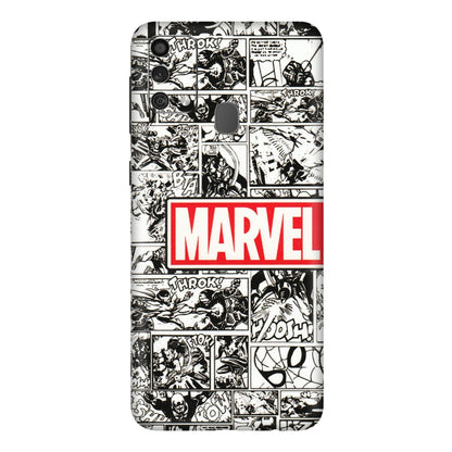 Samsung M/F/Note/Flip and C Phone Skins (All Models) - Marvel Comic - 3D Embossed Finish (L-171) Samsung Galaxy F41