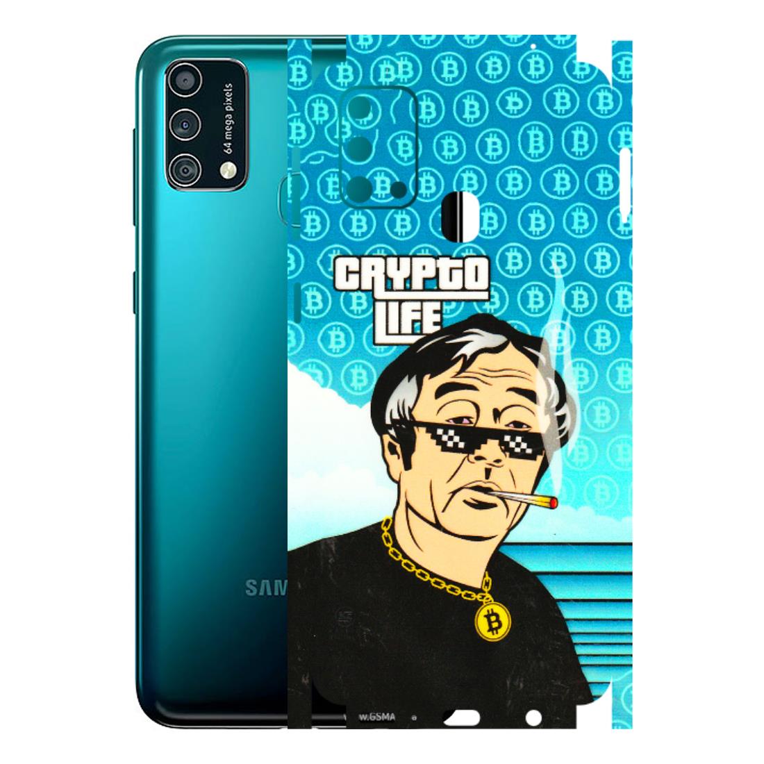 Samsung M/F/Note/Flip and C Phone Skins (All Models) - Crypto Thug Life - 3D Embossed Finish (L-179) Samsung Galaxy F41
