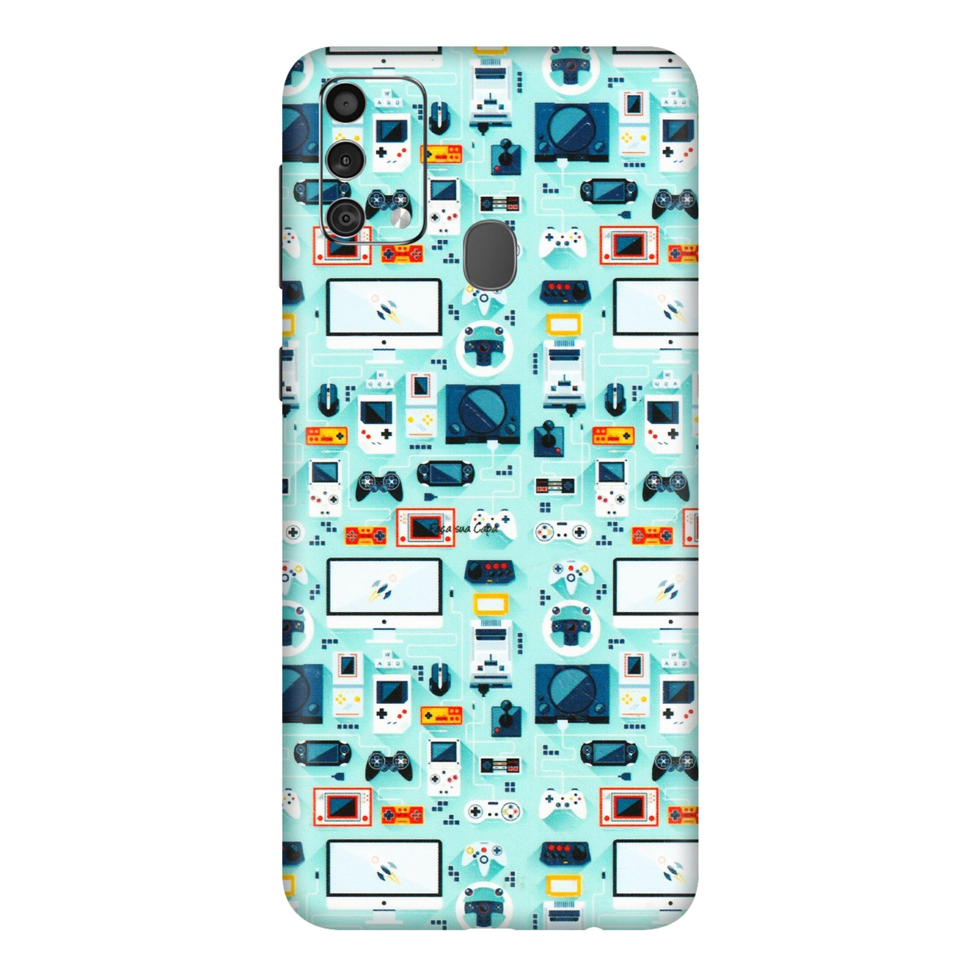Samsung M/F/Note/Flip and C Phone Skins (All Models) - Gadgets Doodle - 3D Embossed Finish (L-184) Samsung Galaxy F41