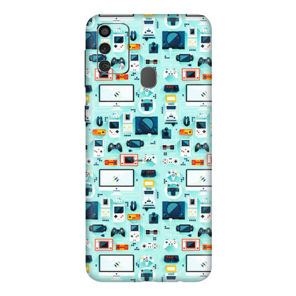 Samsung M/F/Note/Flip and C Phone Skins (All Models) - Gadgets Doodle - 3D Embossed Finish (L-184) Samsung Galaxy F41