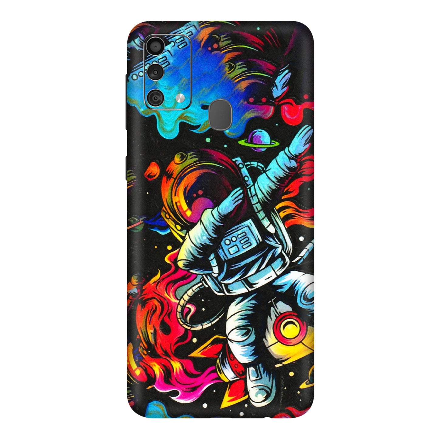 Samsung M/F/Note/Flip and C Phone Skins (All Models) - Astronaut Dope - 3D Embossed Finish (L-191) Samsung Galaxy F41