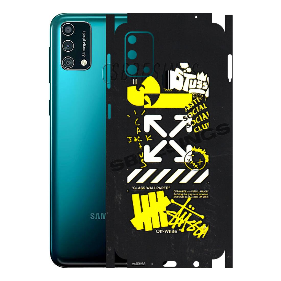 Samsung M/F/Note/Flip and C Phone Skins (All Models) - Anti Social Graffiti - 3D Embossed Finish (L-198) Samsung Galaxy F41