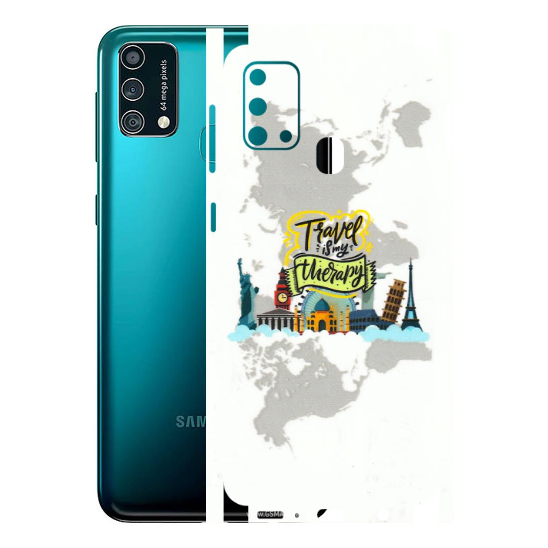 Samsung M/F/Note/Flip and C Phone Skins (All Models) - Travel Therapy - 3D Embossed Finish (L-199) Samsung Galaxy F41