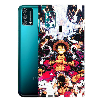 Samsung M/F/Note/Flip and C Phone Skins (All Models) - Luffy Anime Character - 3D Embossed Finish (L-203) Samsung Galaxy F41