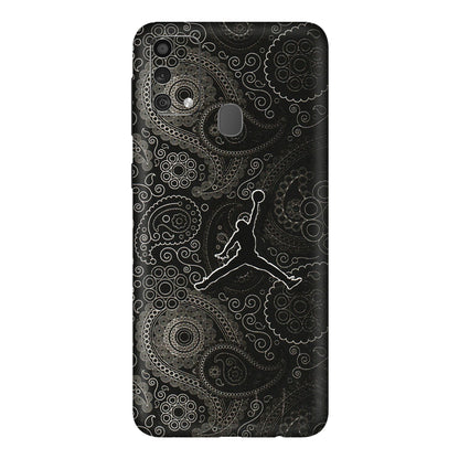 Samsung M/F/Note/Flip and C Phone Skins (All Models) - Basketball Player Artwork - 3D Embossed Finish (L-215) Samsung Galaxy F41