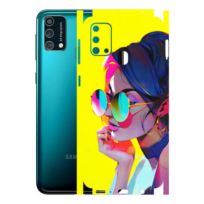 Samsung M/F/Note/Flip and C Phone Skins (All Models) - Bold Stylish Girl - 3D Embossed Finish (L-222) Samsung Galaxy F41