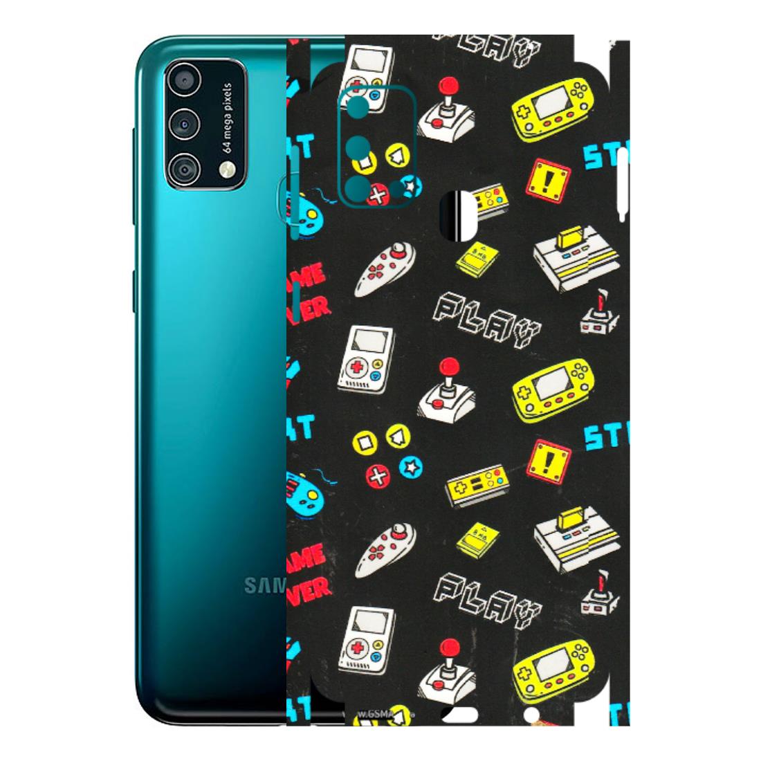 Samsung M/F/Note/Flip and C Phone Skins (All Models) - Gaming Doodles - 3D Embossed Finish (L-224) Samsung Galaxy F41