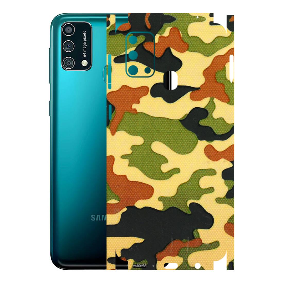 Samsung M/F/Note/Flip and C Phone Skins (All Models) - Indian Military - 3D Embossed Finish (L-234) Samsung Galaxy F41
