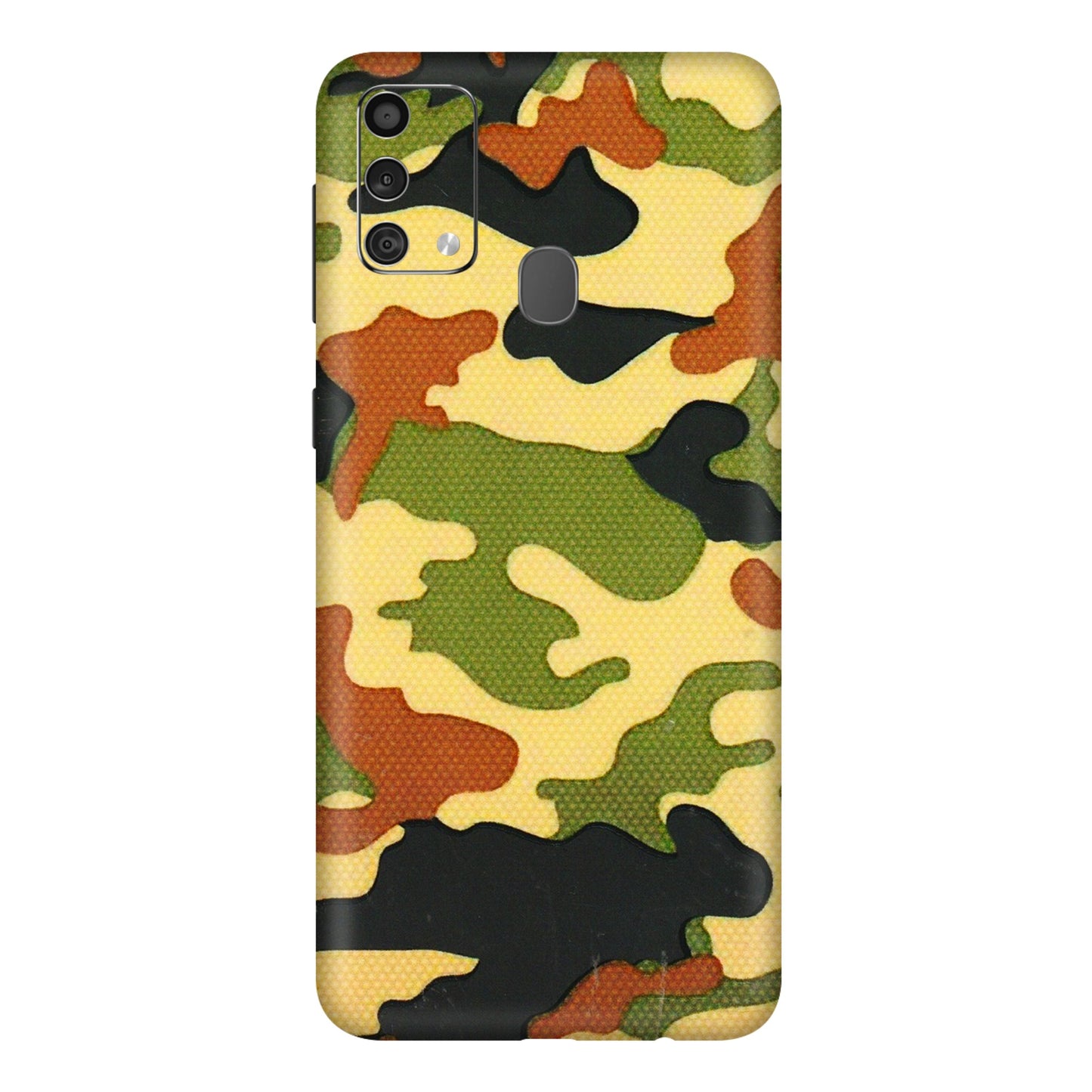 Samsung M/F/Note/Flip and C Phone Skins (All Models) - Indian Military - 3D Embossed Finish (L-234) Samsung Galaxy F41