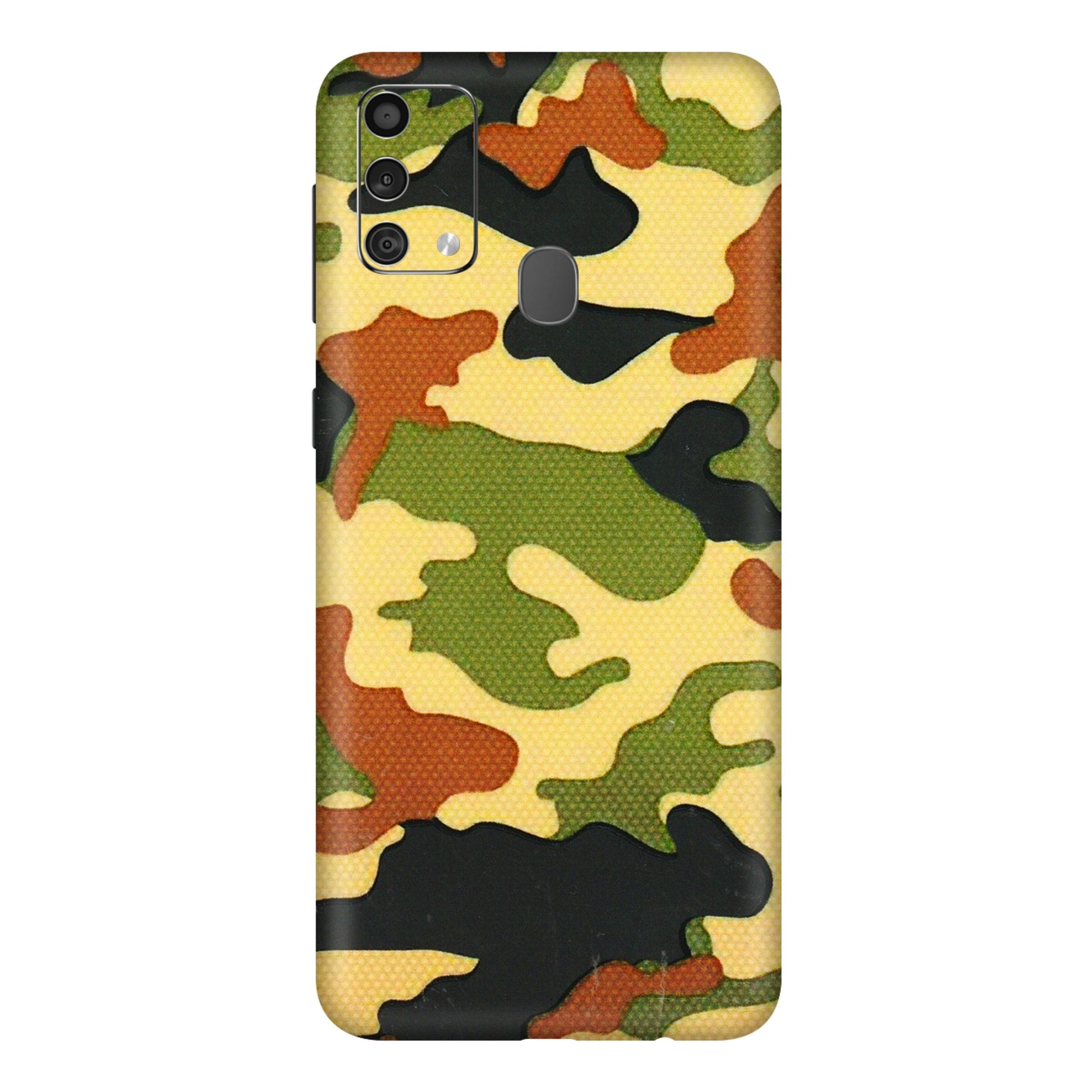 Samsung M/F/Note/Flip and C Phone Skins (All Models) - Indian Military - 3D Embossed Finish (L-234) Samsung Galaxy F41