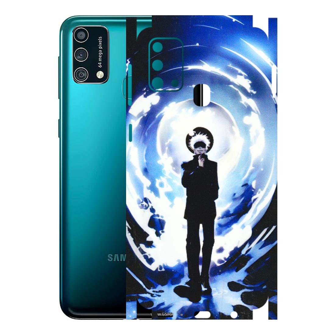 Samsung M/F/Note/Flip and C Phone Skins (All Models) - Satoru Gojo Dark Blue - 3D Embossed Finish (L-235) Samsung Galaxy F41