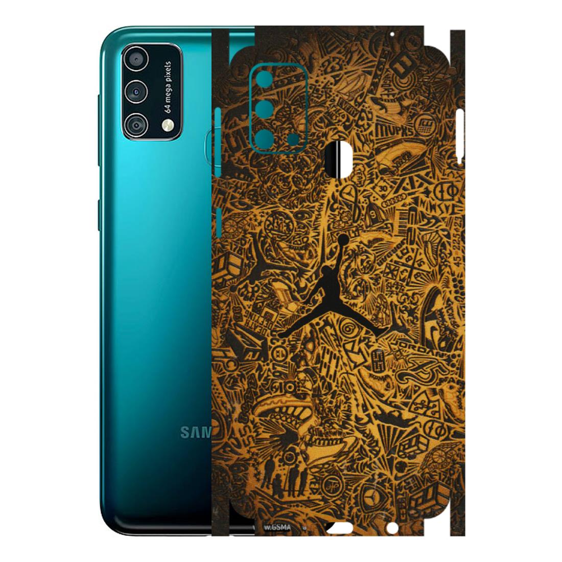 Samsung M/F/Note/Flip and C Phone Skins (All Models) - Premium Gold Basketball Player - 3D Embossed Finish (L-236) Samsung Galaxy F41