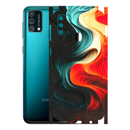 Samsung M/F/Note/Flip and C Phone Skins (All Models) - The Silky Swirl - 3D Embossed Finish (L-240) Samsung Galaxy F41