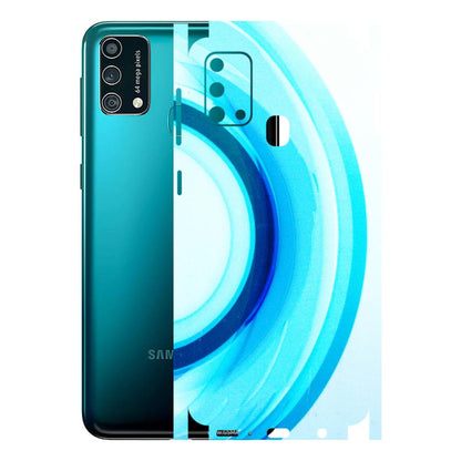Samsung M/F/Note/Flip and C Phone Skins (All Models) - The Blue Curve - 3D Embossed Finish (L-244) Samsung Galaxy F41