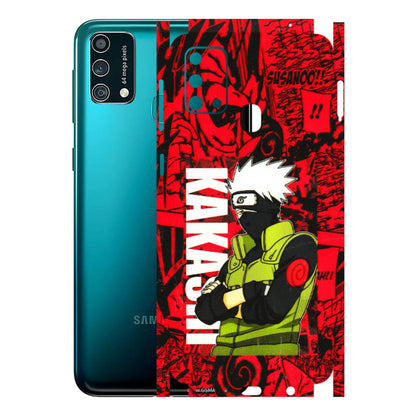 Samsung M/F/Note/Flip and C Phone Skins (All Models) - Kakashi Red Anime - 3D Embossed Finish (L-251) Samsung Galaxy F41