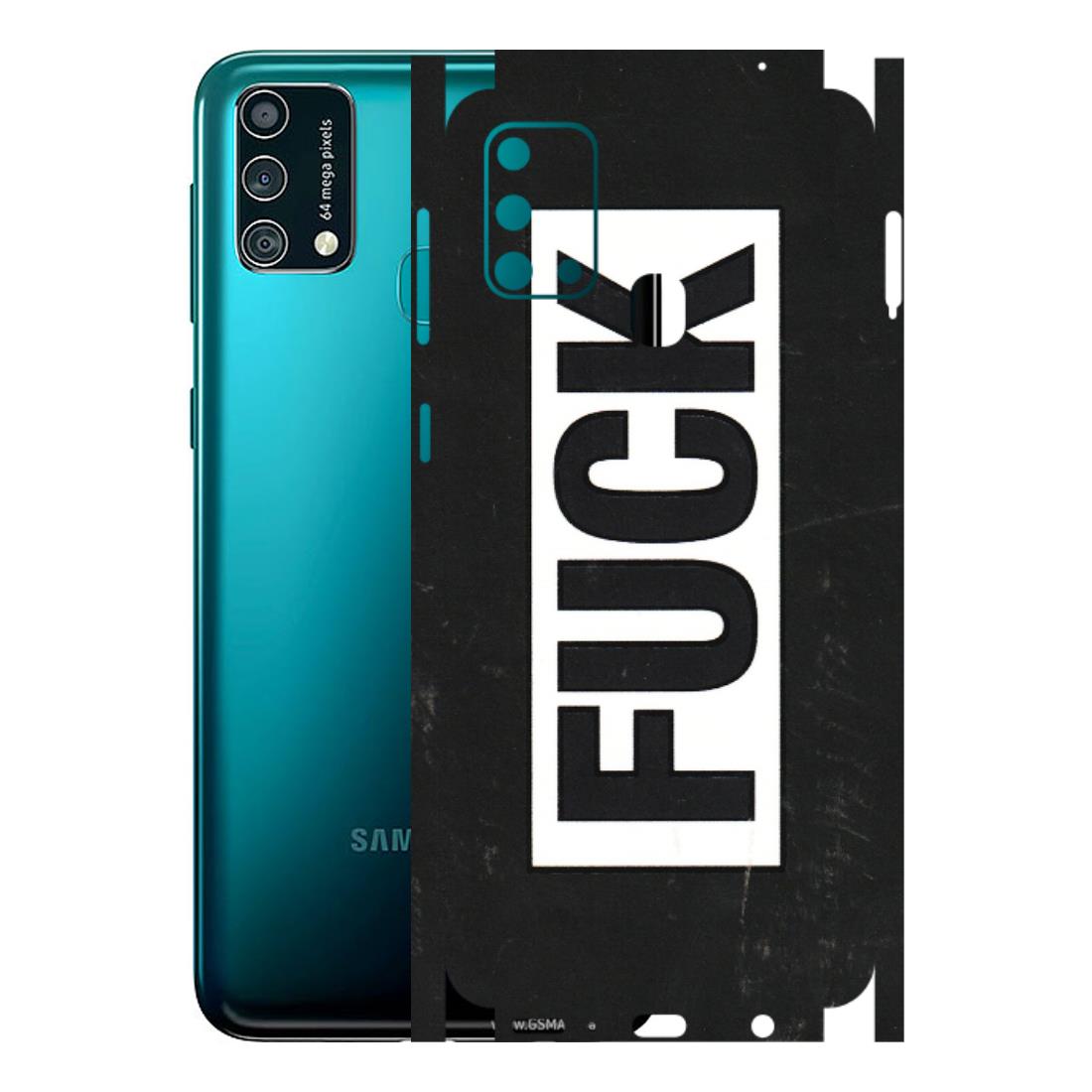 Samsung M/F/Note/Flip and C Phone Skins (All Models) - The F Word - 3D Embossed Finish (L-255) Samsung Galaxy F41
