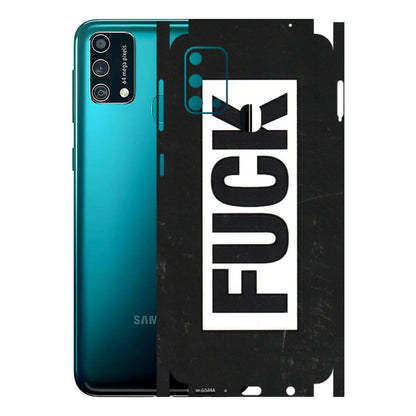 Samsung M/F/Note/Flip and C Phone Skins (All Models) - The F Word - 3D Embossed Finish (L-255) Samsung Galaxy F41