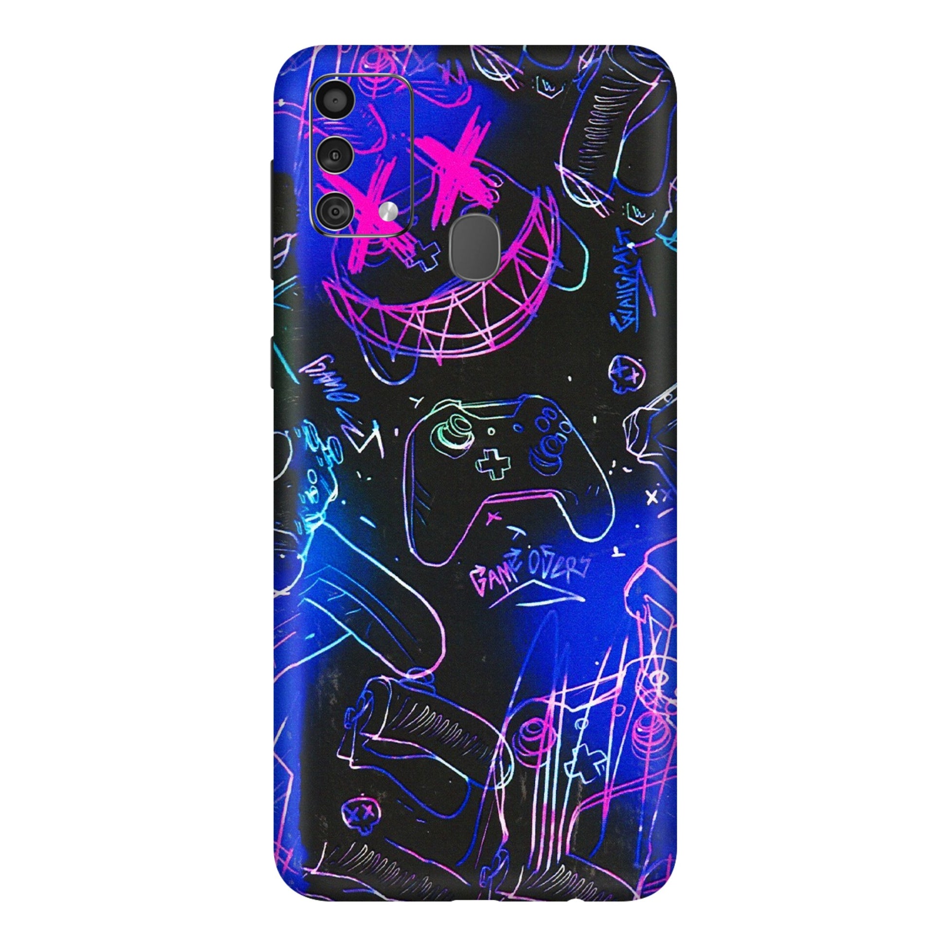 Samsung M/F/Note/Flip and C Phone Skins (All Models) - Gamers Paradise - 3D Embossed Finish (L-258) Samsung Galaxy F41