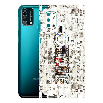 Samsung M/F/Note/Flip and C Phone Skins (All Models) - One Piece Manga - 3D Embossed Finish (L-26) Samsung Galaxy F41