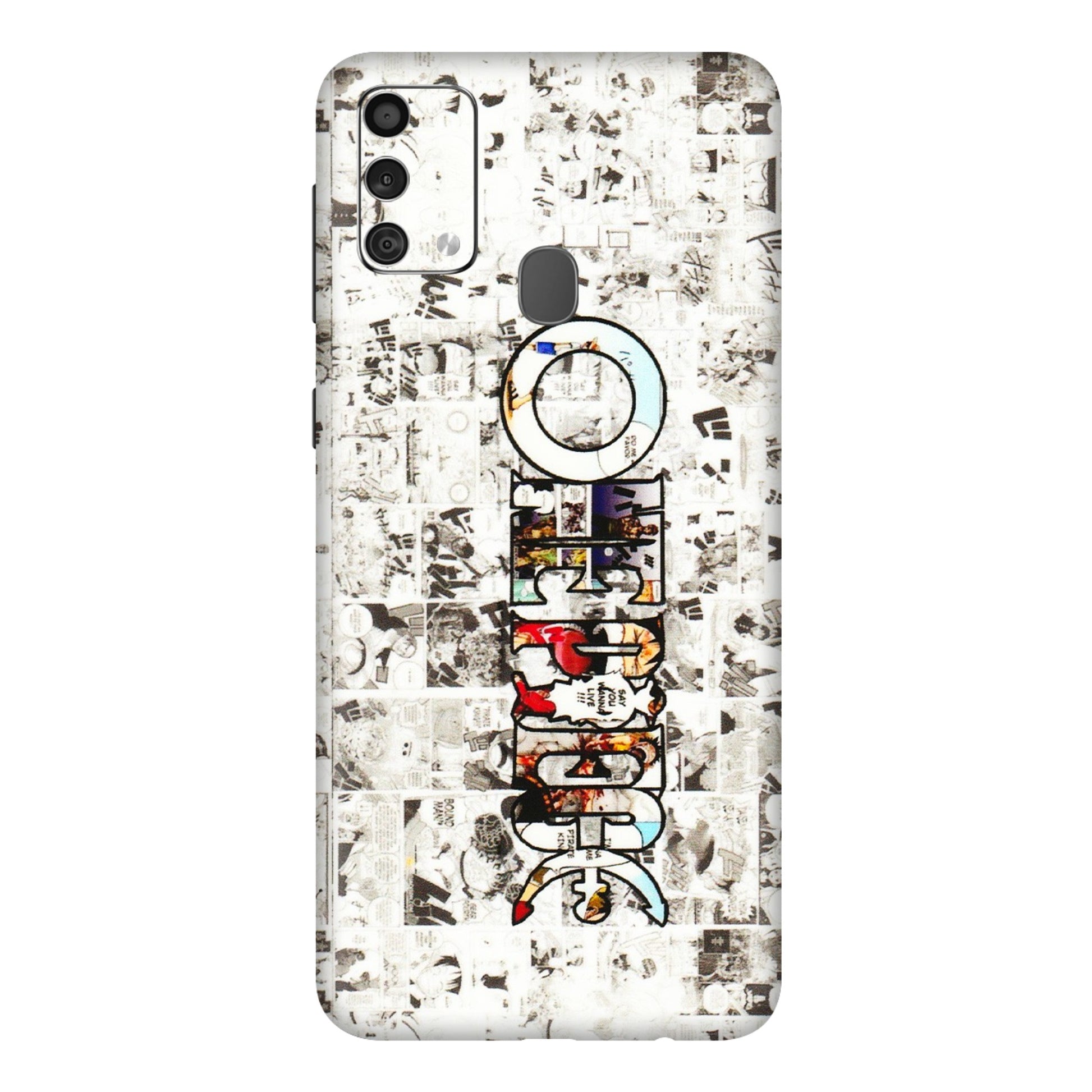 Samsung M/F/Note/Flip and C Phone Skins (All Models) - One Piece Manga - 3D Embossed Finish (L-26) Samsung Galaxy F41