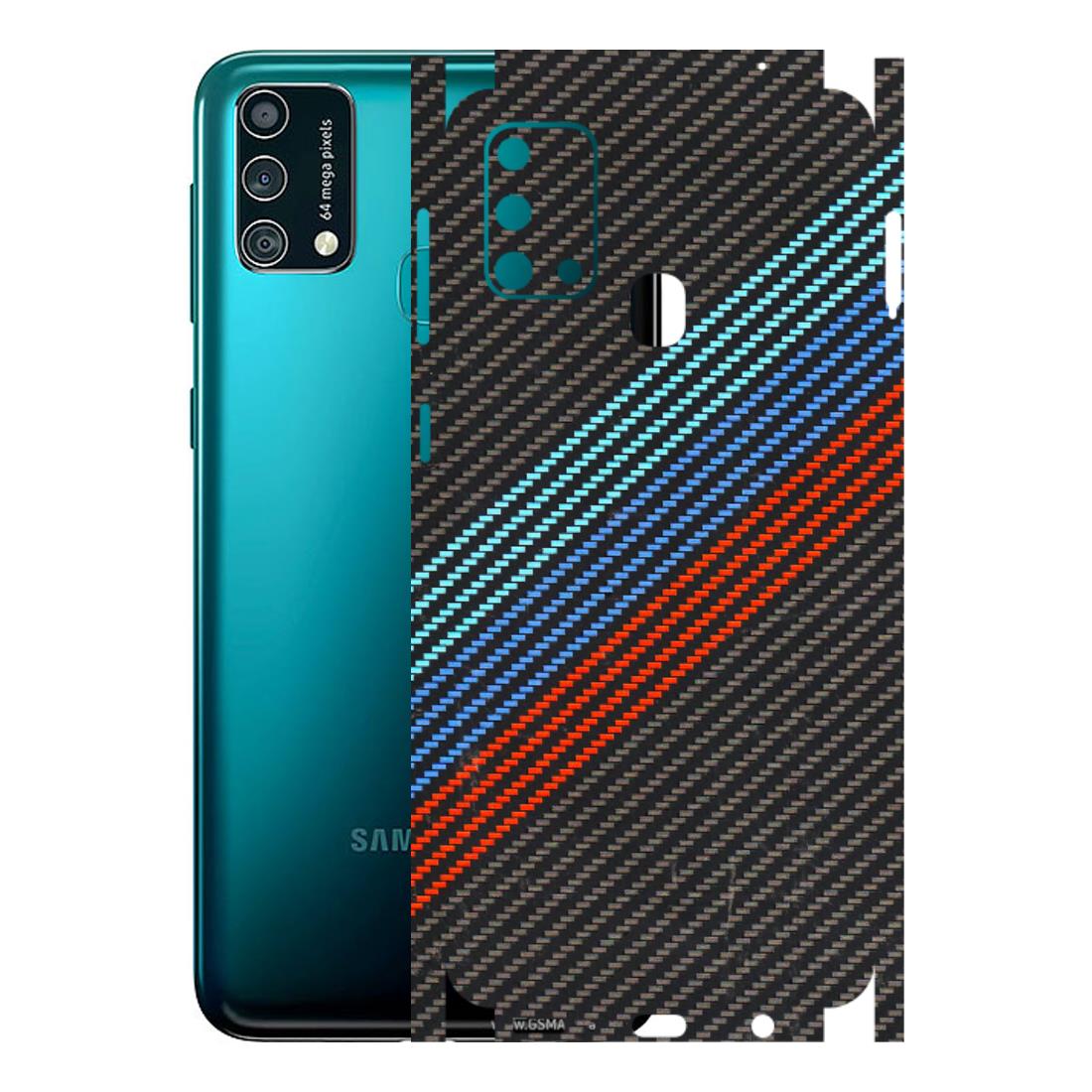 Samsung M/F/Note/Flip and C Phone Skins (All Models) - Carbon BM - 3D Embossed Finish (L-302) Samsung Galaxy F41