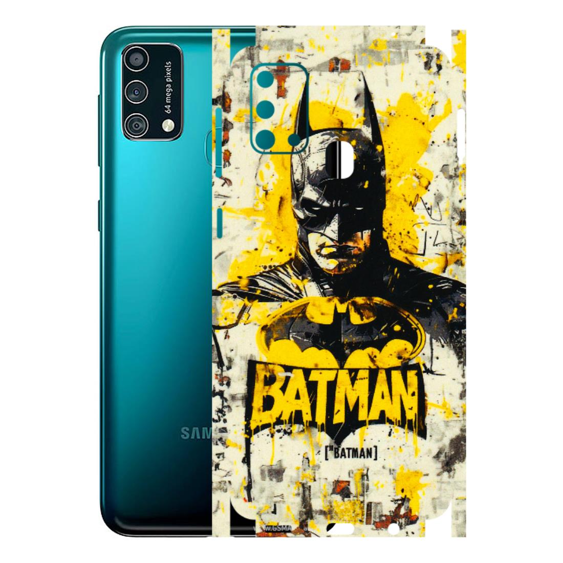Samsung M/F/Note/Flip and C Phone Skins (All Models) - Batman Yellow BT - 3D Embossed Finish (L-304) Samsung Galaxy F41