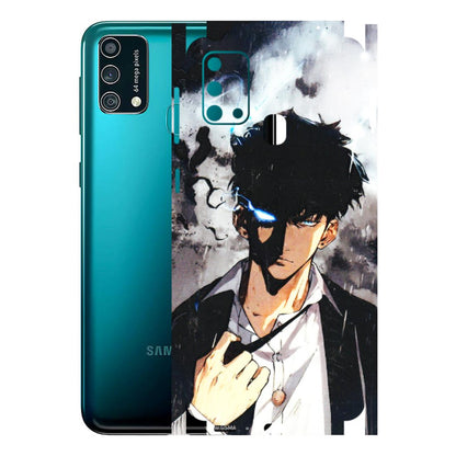 Samsung M/F/Note/Flip and C Phone Skins (All Models) - Sung Jinwoo Manhwa Anime - 3D Embossed Finish (L-328) Samsung Galaxy F41
